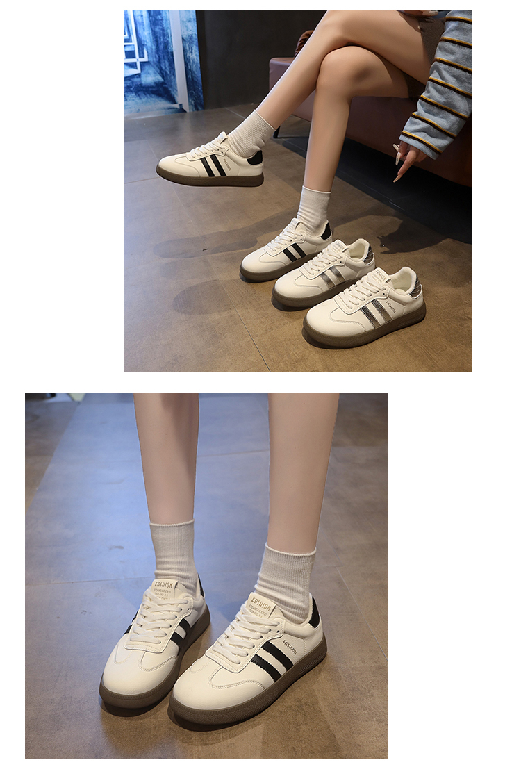 冬季加绒德训鞋女鞋L901-1