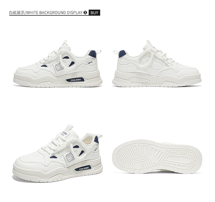 KH60潮流超纤板鞋小白鞋39-44p35