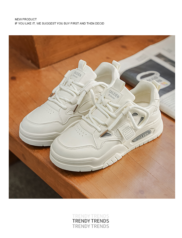 KH60潮流超纤板鞋小白鞋39-44p35