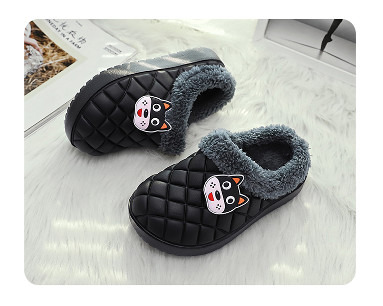 Kids Indoor Home Slippers Non Slip Cotton Slippers Home Bedroom _voghion.com