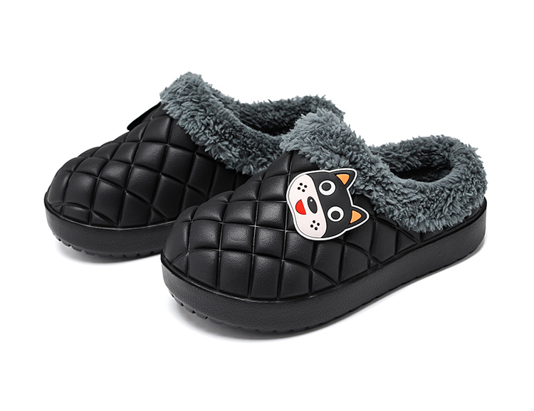   Kids Indoor Home Slippers Non Slip Cotton Slippers Home  Bedroom  _voghion.com