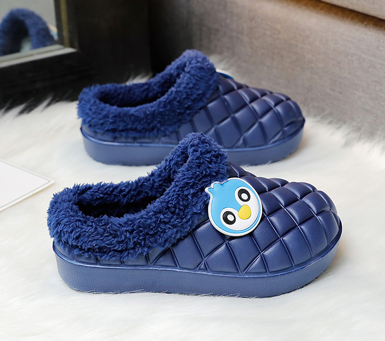   Kids Indoor Home Slippers Non Slip Cotton Slippers Home  Bedroom  _voghion.com