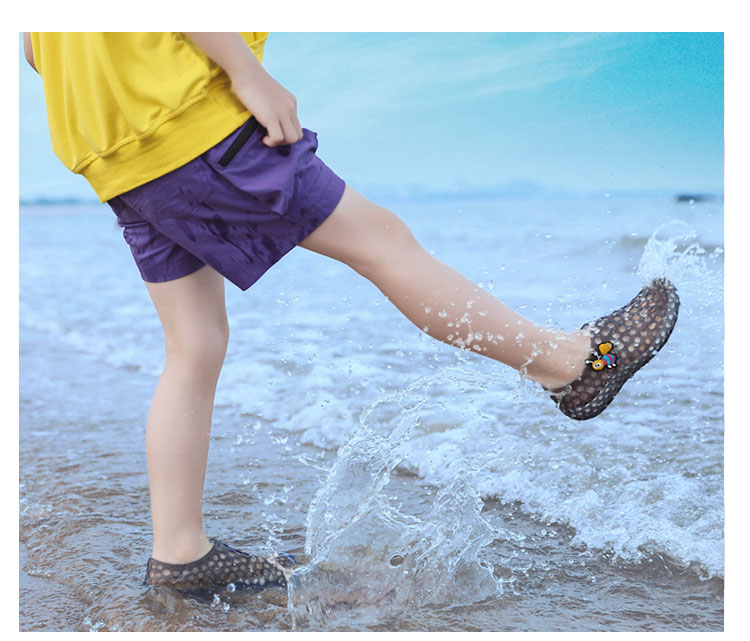 Kinderschuhe Clogs Mesh Hausschuhe Leichte Sommer Strandsandalen Wanderschuhe_voghion.com