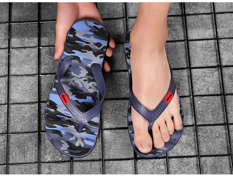 Zebra Sommer Camouflage Flip Flops Herren Sandalen_voghion.com