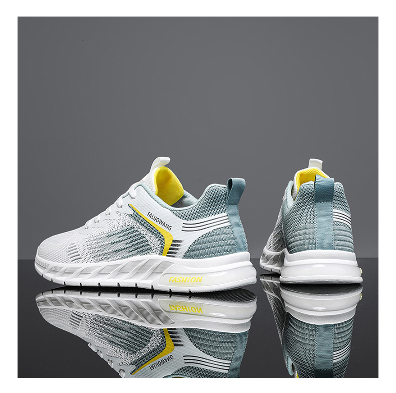Herren Atmungsaktive Casual Walking Jogging Schuhe Slip On Mesh Trainer Mode Sneakers_voghion.com