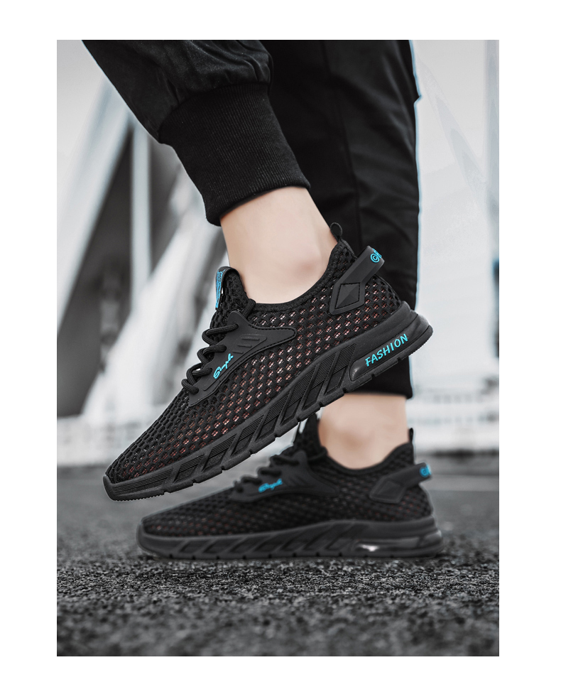 Scarpe da ginnastica alla moda da uomo Scarpe da ginnastica sportive traspiranti per uomo Scarpe da tennis da passeggio_voghion.com