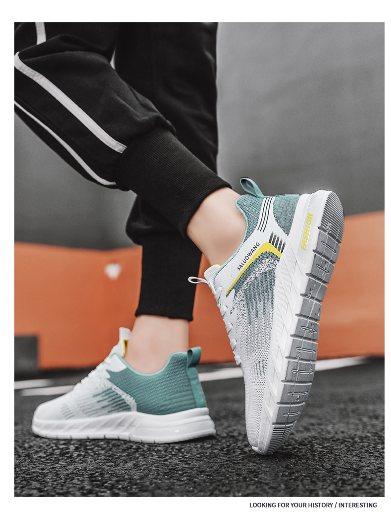 Herren Atmungsaktive Casual Walking Jogging Schuhe Slip On Mesh Trainer Mode Sneakers_voghion.com