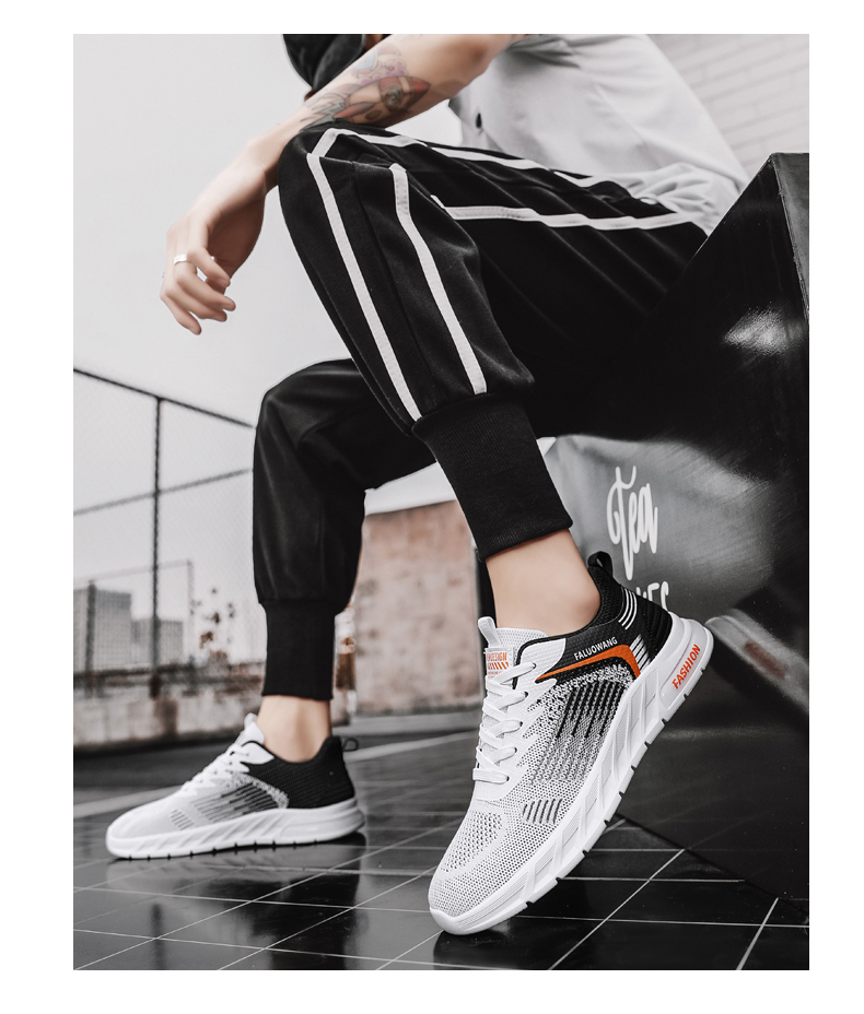 Herren Atmungsaktive Casual Walking Jogging Schuhe Slip On Mesh Trainer Mode Sneakers_voghion.com