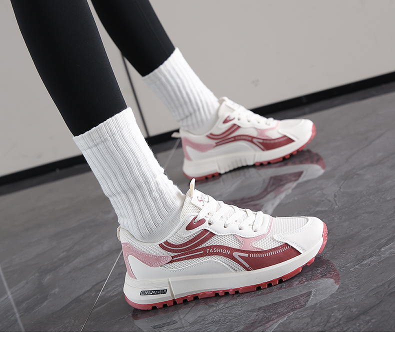 Chuangda Women's 5501 Four Seasons Forrest Gump Ins Super Fire Intelligent Smoked Scarpe da corsa piatte_voghion.com