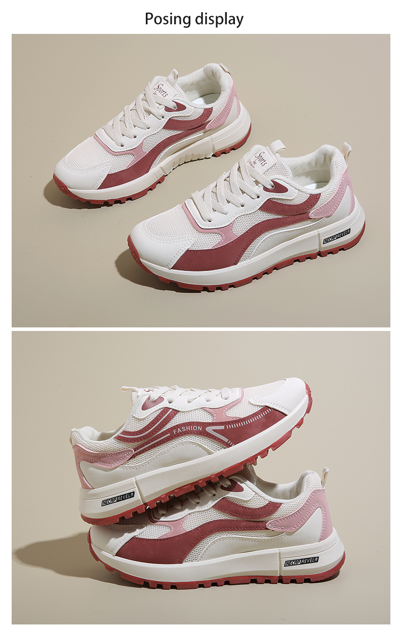 Chuangda Women's 5501 Four Seasons Forrest Gump Ins Super Fire Intelligent Smoked Scarpe da corsa piatte_voghion.com