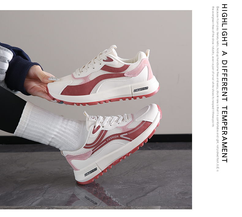 Chuangda Women's 5501 Four Seasons Forrest Gump Ins Super Fire Intelligent Smoked Scarpe da corsa piatte_voghion.com