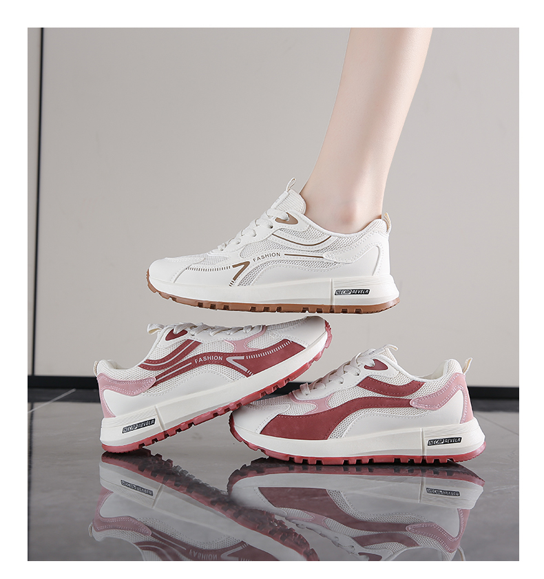 Chuangda Women's 5501 Four Seasons Forrest Gump Ins Super Fire Intelligent Smoked Scarpe da corsa piatte_voghion.com