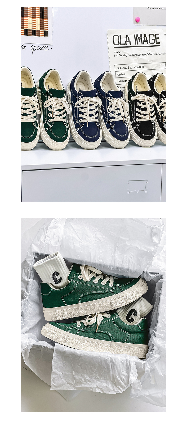 Cold sticky breathable solid color small crowd canvas China-Chic low top men's shoes_voghion.com