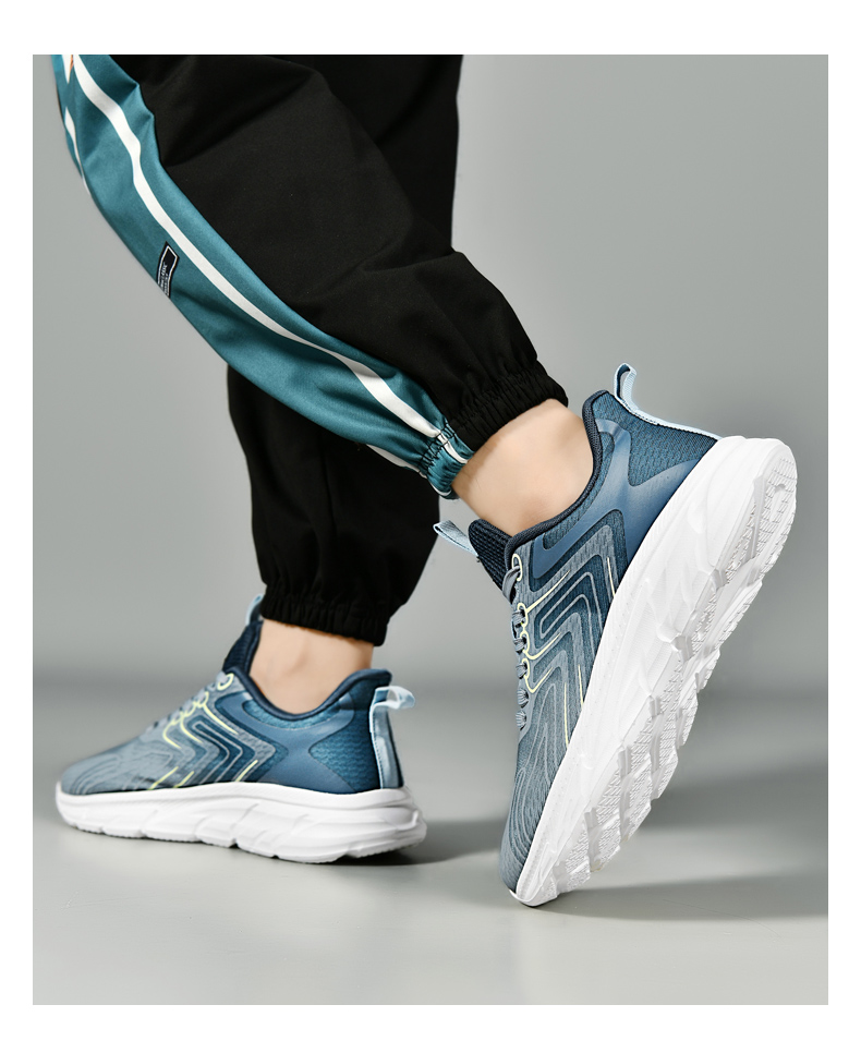 First sight of sports and leisure men's oversized breathable mesh shoes, running shoes_voghion.com
