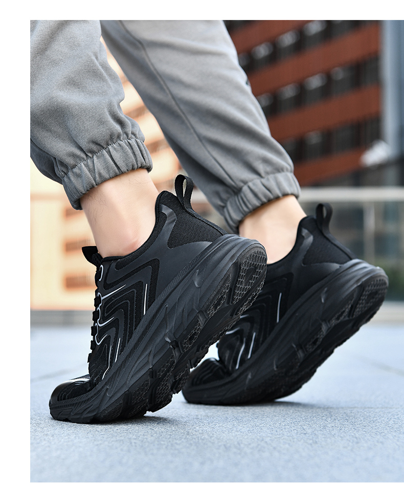 First sight of sports and leisure men's oversized breathable mesh shoes, running shoes_voghion.com