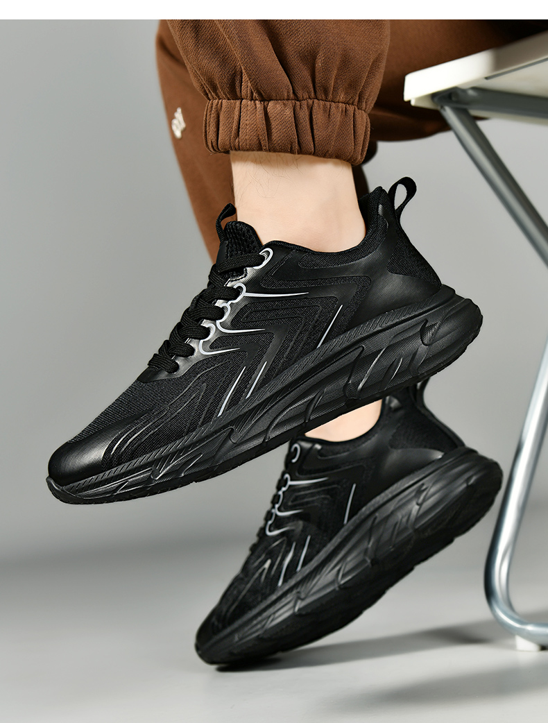 First sight of sports and leisure men's oversized breathable mesh shoes, running shoes_voghion.com