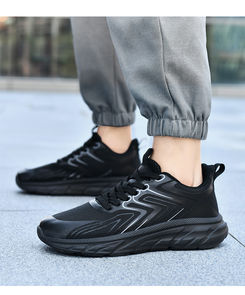 First sight of sports and leisure men's oversized breathable mesh shoes, running shoes_voghion.com