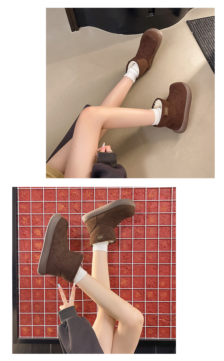 道格-KZ5810【冬季女雪地靴小土豆加绒棉鞋】货足主推