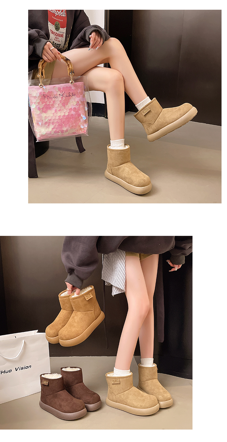道盛-KZ5810【冬季女雪地靴小土豆加绒棉鞋】货足主推