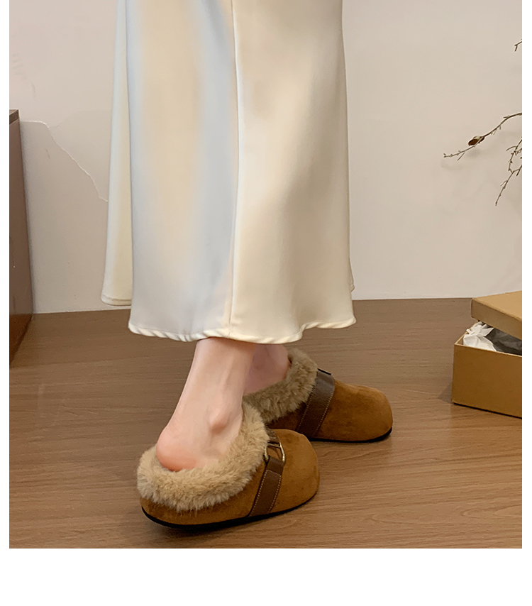 【帝兴女鞋】雪地靴冬季2026加厚保暖防滑短款毛毛棉鞋