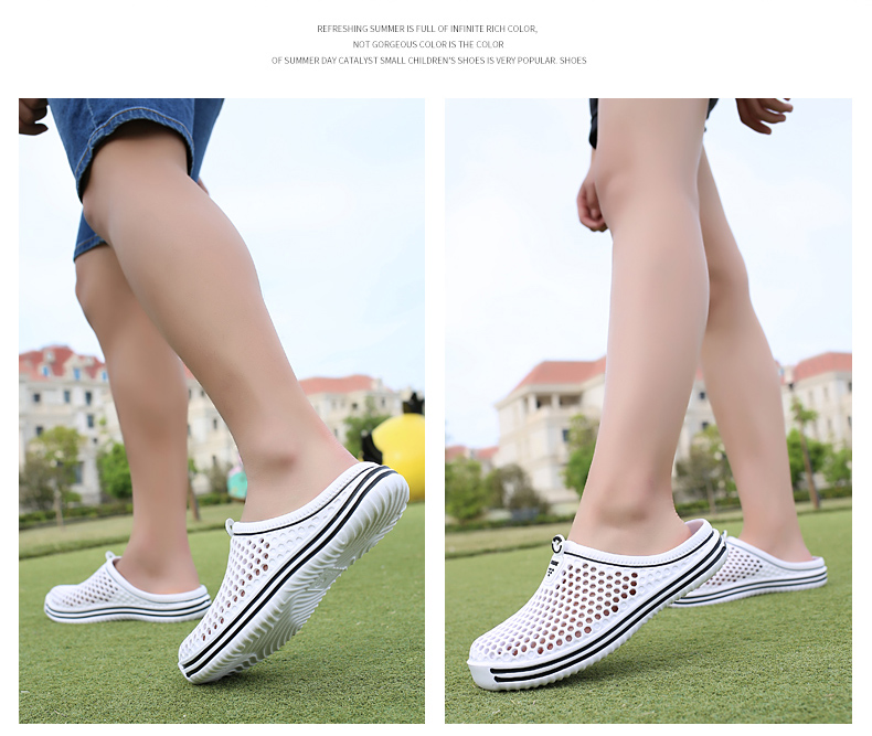 [, Never Out of Stock] Couple style slippers, sandals, bird's nest shoes, hole shoes_voghion.com