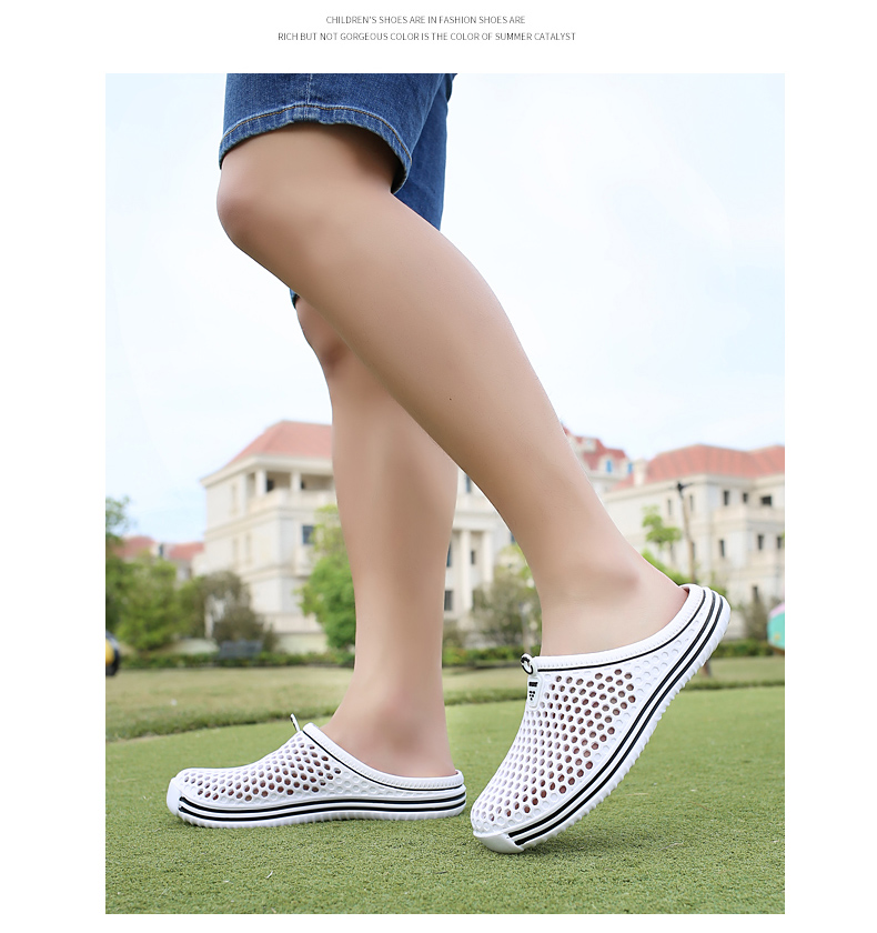 [, Never Out of Stock] Couple style slippers, sandals, bird's nest shoes, hole shoes_voghion.com