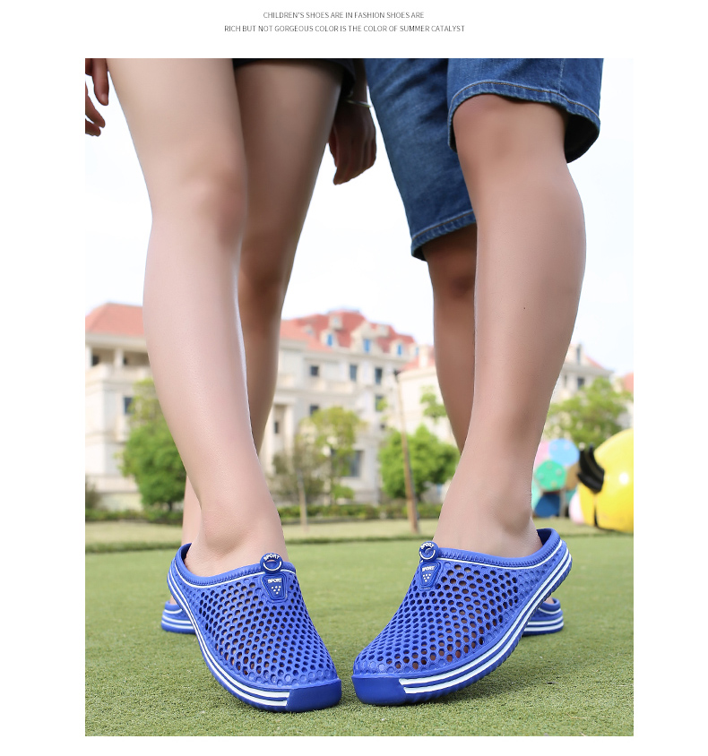 [, Never Out of Stock] Couple style slippers, sandals, bird's nest shoes, hole shoes_voghion.com