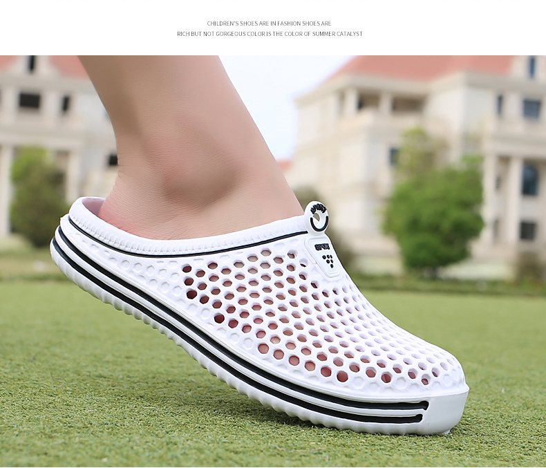 [, Never Out of Stock] Couple style slippers, sandals, bird's nest shoes, hole shoes_voghion.com