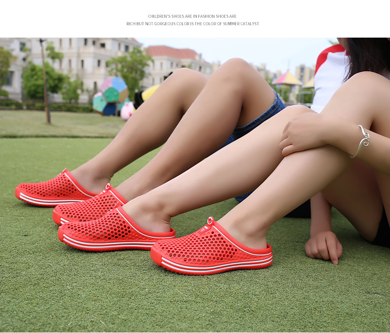[, Never Out of Stock] Couple style slippers, sandals, bird's nest shoes, hole shoes_voghion.com