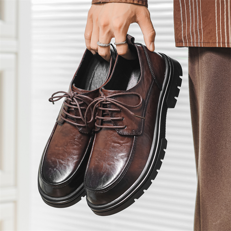 Business dress fashion leather shoes_voghion.com
