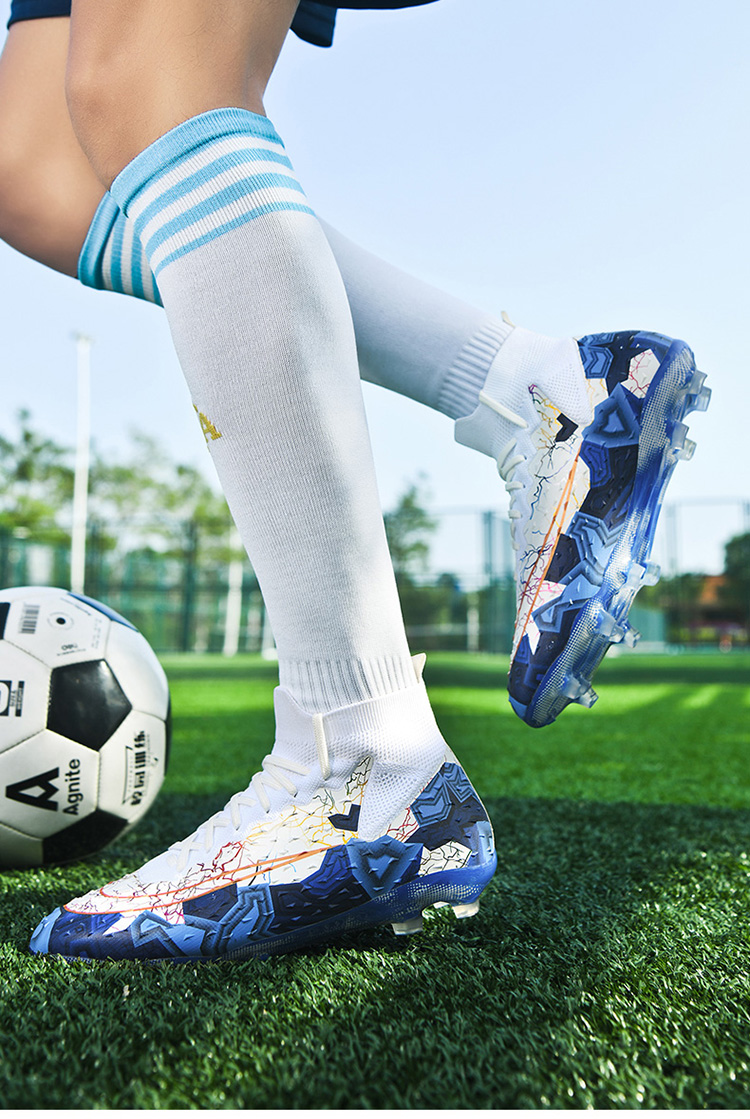 Scarpe da calcio da uomo senza cuciture di alta qualità Scarpe da calcio a spighe lunghe da donna Scarpe da calcio a spighe lunghe Scarpe sportive per adulti EU33-46_voghion.com