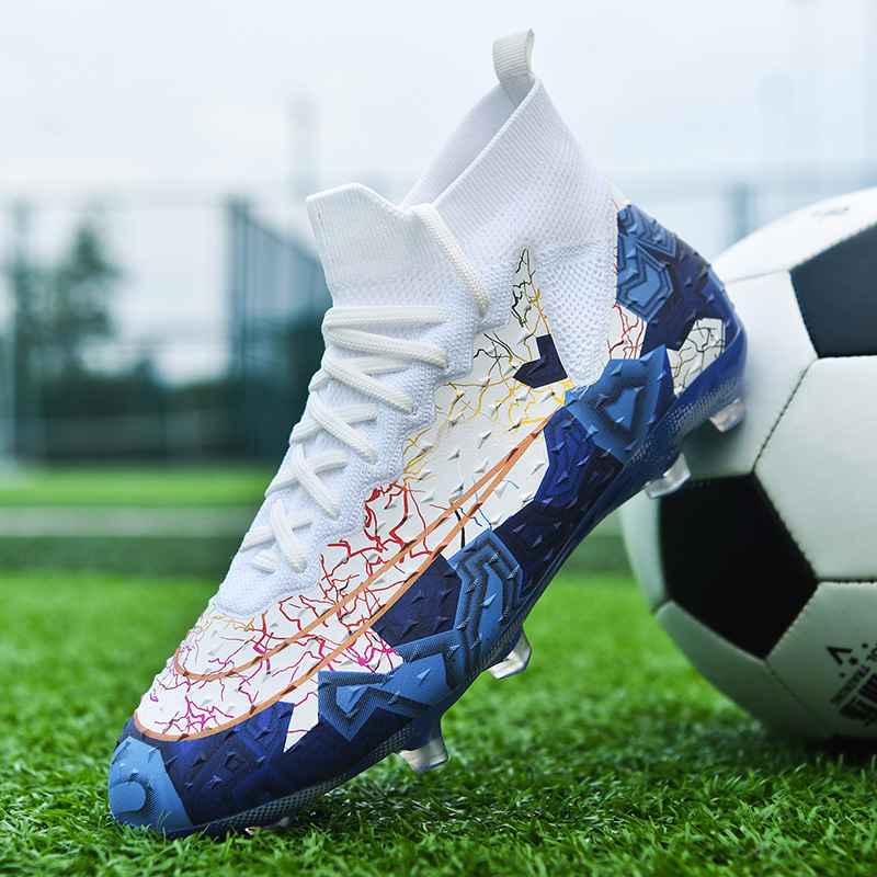 Scarpe da calcio da uomo senza cuciture di alta qualità Scarpe da calcio a spighe lunghe da donna Scarpe da calcio a spighe lunghe Scarpe sportive per adulti EU33-46_voghion.com