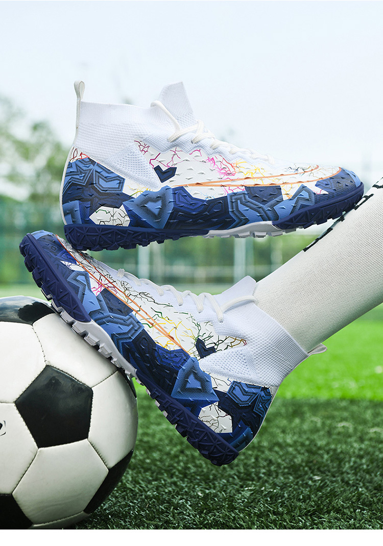 Scarpe da calcio da uomo senza cuciture di alta qualità Scarpe da calcio a spighe lunghe da donna Scarpe da calcio a spighe lunghe Scarpe sportive per adulti EU33-46_voghion.com