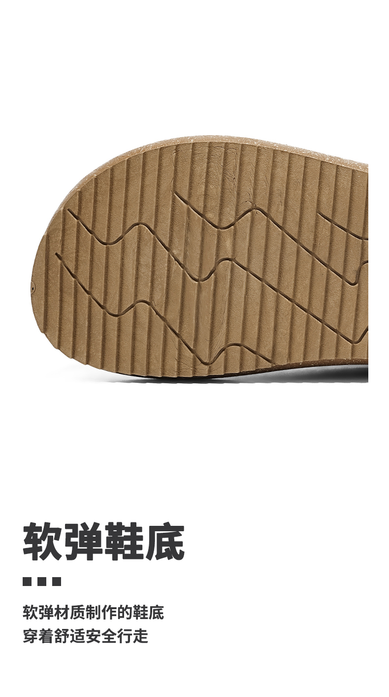 【九龙-CBF53】胖脚专属复古面包休闲鞋加宽鞋楦厚底通勤百