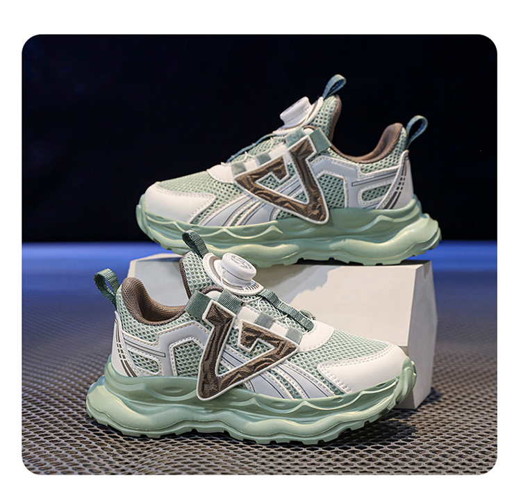 Boys Lightweight Breathable Mesh Sneakers For Active Kids_voghion.com