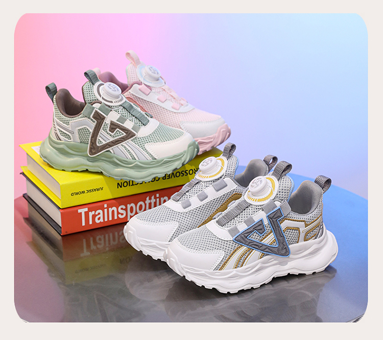 Boys Lightweight Breathable Mesh Sneakers For Active Kids_voghion.com