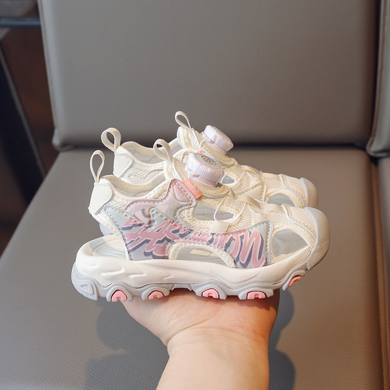  Summer Rotating Button Sandals Beach Shoes for Girls and Boys (Special Offer)_voghion.com
