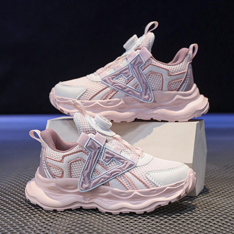 Four Seasons Mesh Sports Shoes, Big Kids Lightweight Running Shoes_voghion.com
