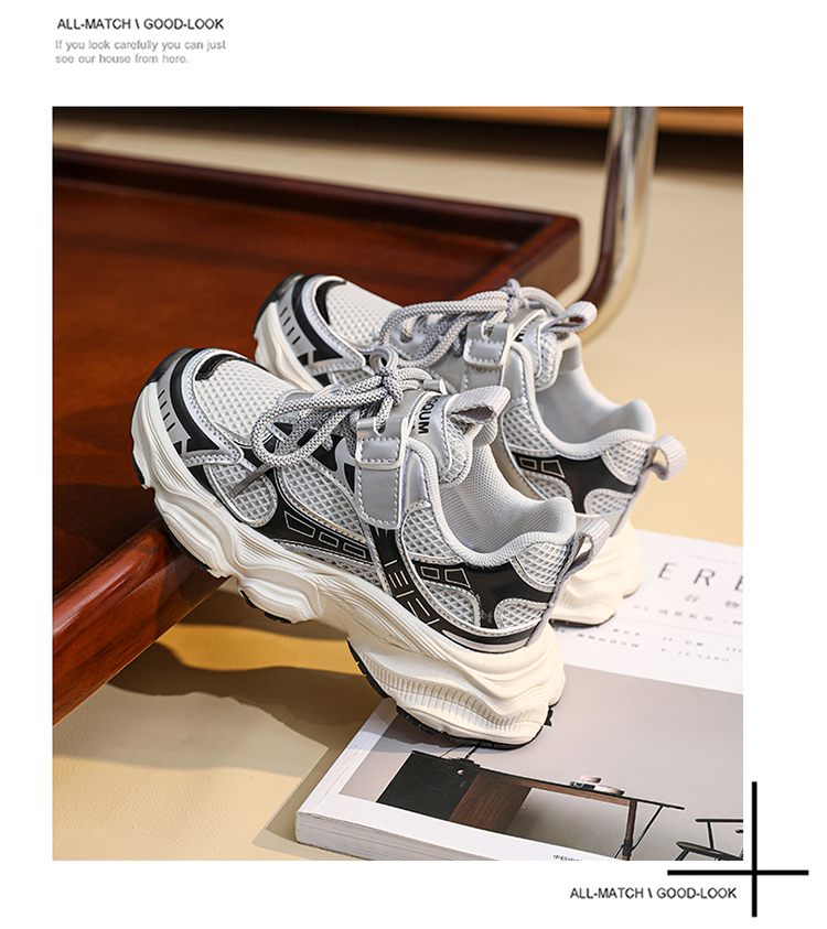 Spring 2024 New Children's Sports Shoes Boys' Casual Dad_voghion.com