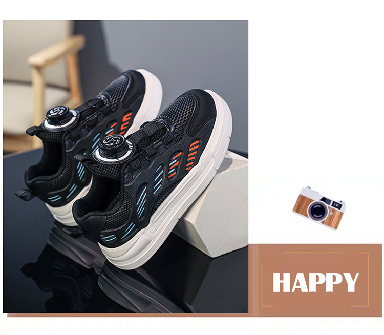  2023 New Rotating Buckle Big Children's Board Shoes (Special Offer)_voghion.com
