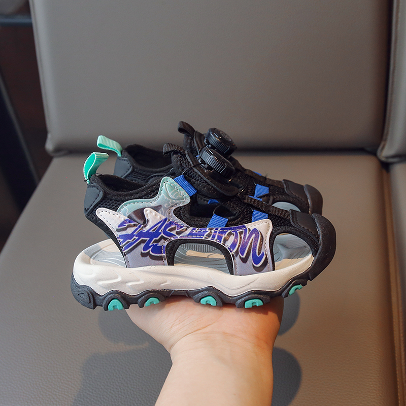  Summer Rotating Button Sandals Beach Shoes for Girls and Boys (Special Offer)_voghion.com