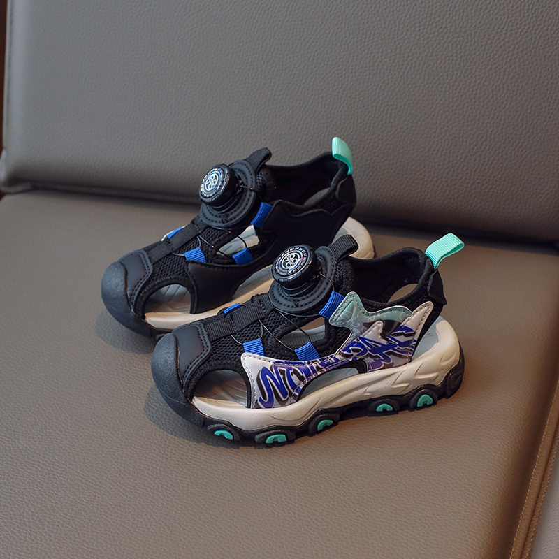  Summer Rotating Button Sandals Beach Shoes for Girls and Boys (Special Offer)_voghion.com