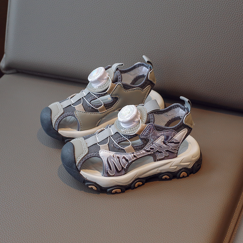  Summer Rotating Button Sandals Beach Shoes for Girls and Boys (Special Offer)_voghion.com