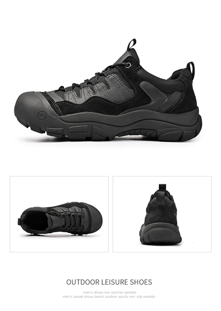 南风9875真皮户外防滑耐磨登山徒步鞋38-46皮鞋码批10