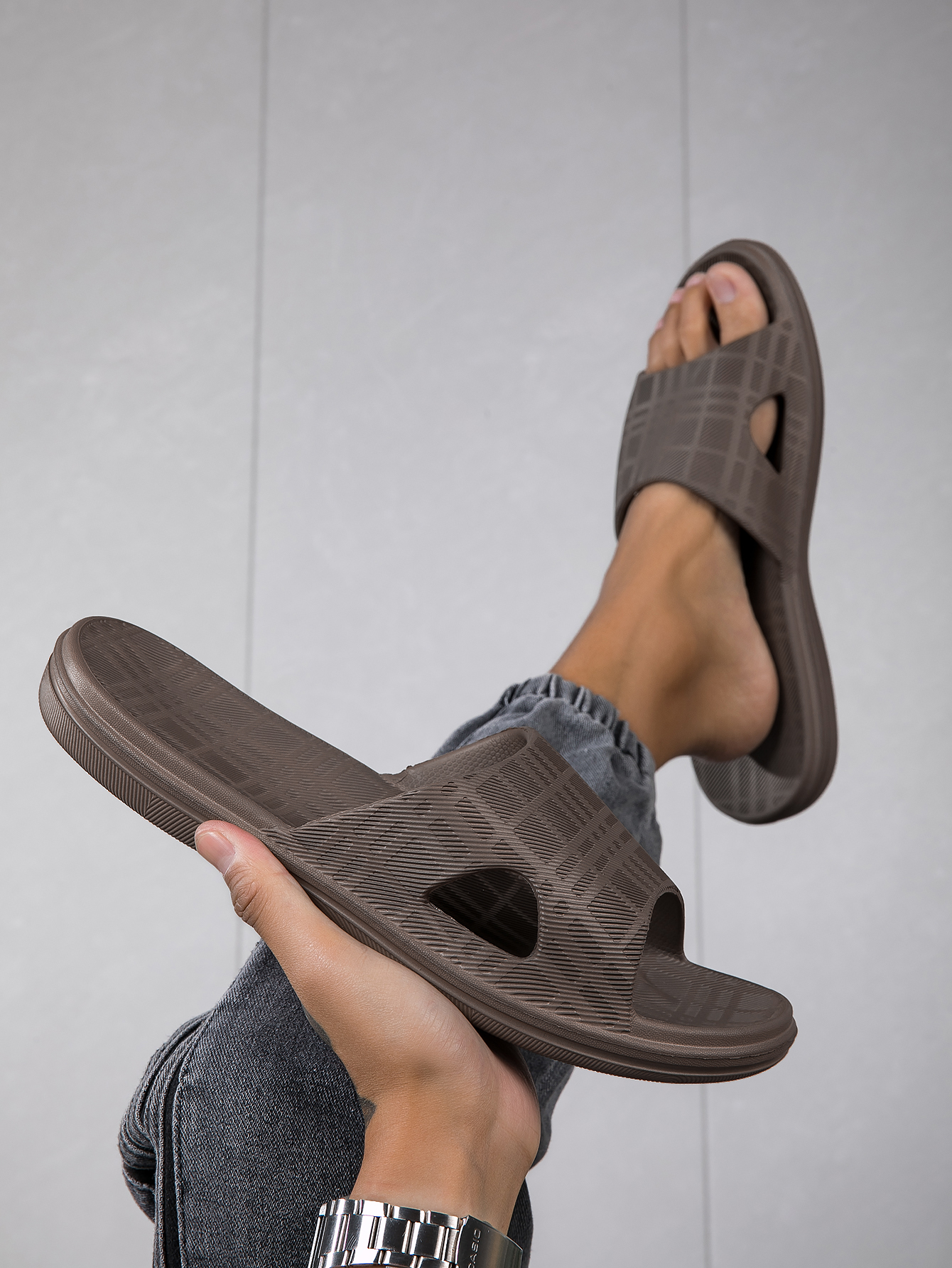 Chaussons d'intérieur légers en EVA Xiyin pour hommes 41-44 Lot 7_voghion.com
