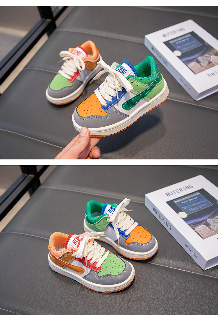chaussures de sport décontractées assorties en cuir imperméable à lanières de cuir de canard mandarin de nouvelle collection automne et hiver_voghion.com