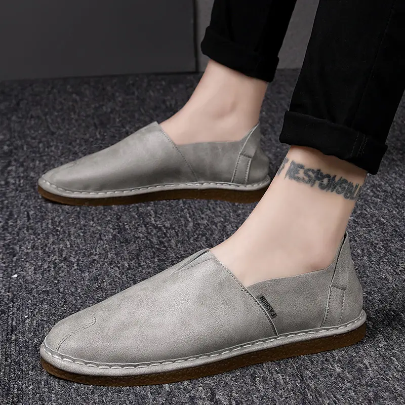 Doudou Shoes Driving Shoes Casual Small Leather Shoes Size 39-44, Business Shoes, Free Random Pinch Music_vogvips.com