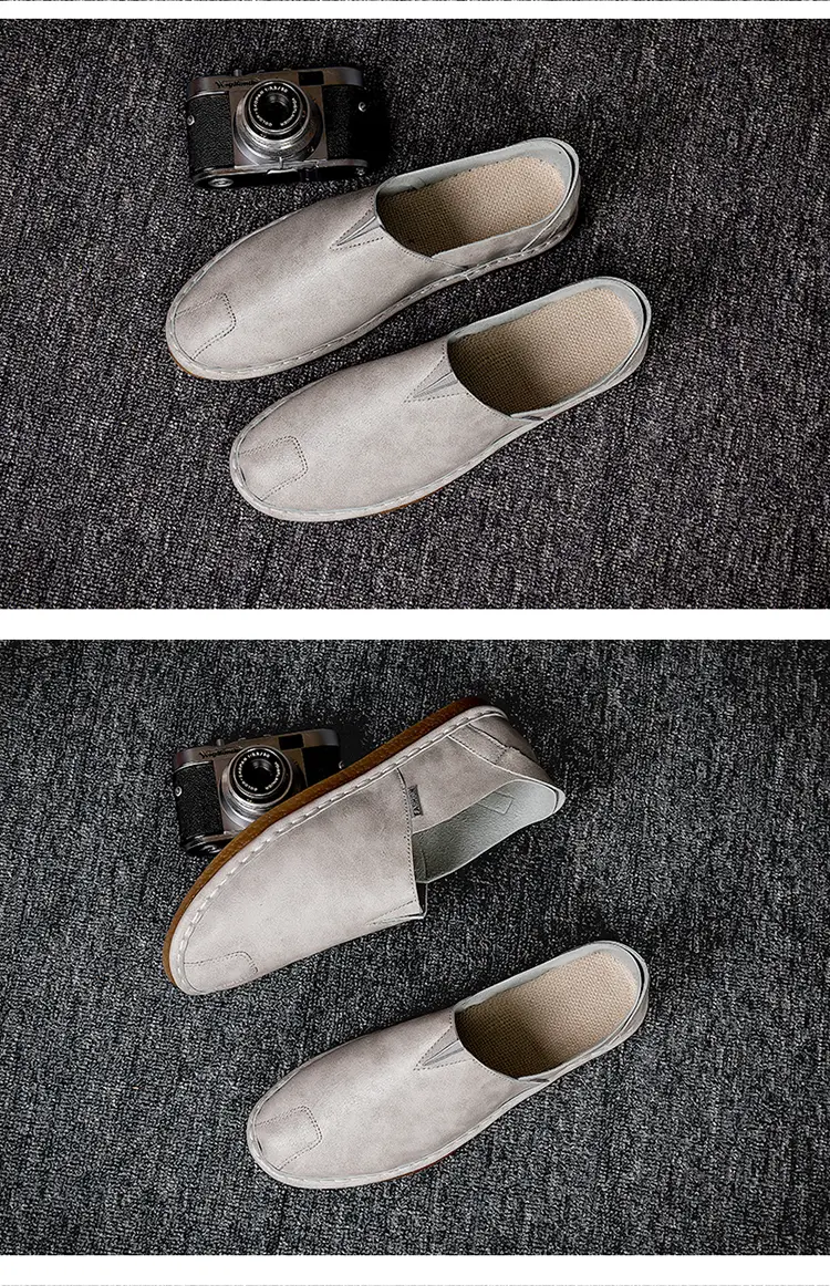 Doudou Shoes Driving Shoes Casual Small Leather Shoes Size 39-44, Business Shoes, Free Random Pinch Music_vogvips.com