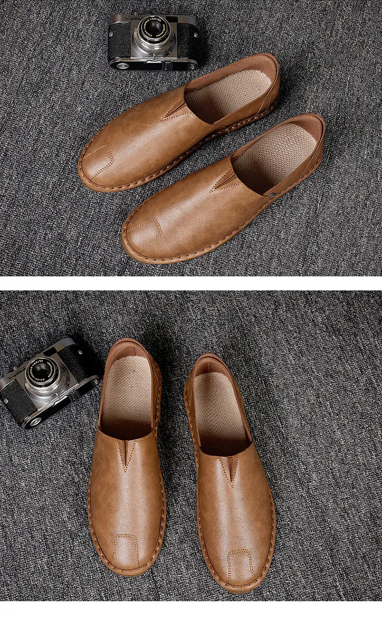 Doudou Shoes Driving Shoes Casual Small Leather Shoes Size 39-44, Business Shoes, Free Random Pinch Music_vogvips.com