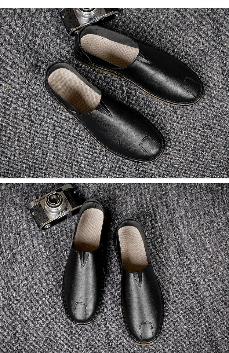 Doudou Shoes Driving Shoes Casual Small Leather Shoes Size 39-44, Business Shoes, Free Random Pinch Music_vogvips.com